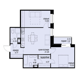 68 м², 2-комнатная квартира 18 025 300 ₽ - изображение 9