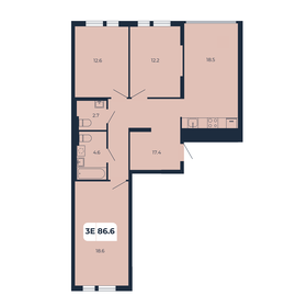 86,7 м², 3-комнатная квартира 9 103 500 ₽ - изображение 30