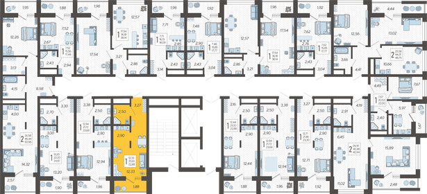 22,8 м², квартира-студия 9 954 860 ₽ - изображение 27