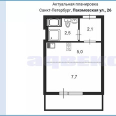 Квартира 17,3 м², студия - изображение 2