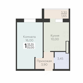 35,1 м², 1-комнатная квартира 3 890 000 ₽ - изображение 9