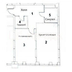 Квартира 49,3 м², 2-комнатная - изображение 2