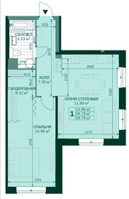 54,1 м², 1-комнатная квартира 17 280 000 ₽ - изображение 16