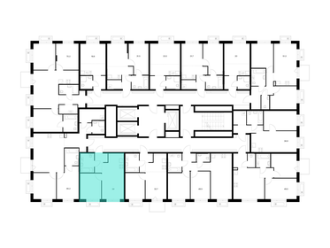 Квартира 34 м², 1-комнатная - изображение 2