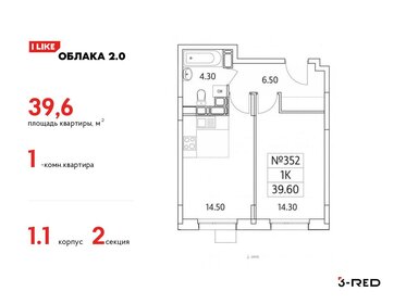 40,1 м², 1-комнатная квартира 10 534 270 ₽ - изображение 87