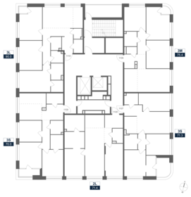 70,3 м², 3-комнатная квартира 27 719 538 ₽ - изображение 7