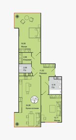 71,5 м², 3-комнатная квартира 9 722 640 ₽ - изображение 39