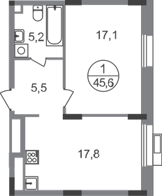 55,4 м², 2-комнатная квартира 11 250 000 ₽ - изображение 40