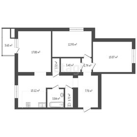 Квартира 78,7 м², 3-комнатная - изображение 1
