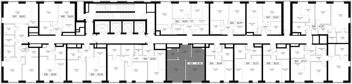 39,4 м², 1-комнатная квартира 20 035 096 ₽ - изображение 32