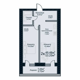 44,9 м², 2-комнатная квартира 2 800 000 ₽ - изображение 79