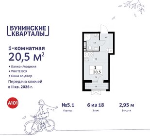 20,5 м², квартира-студия 7 481 434 ₽ - изображение 1