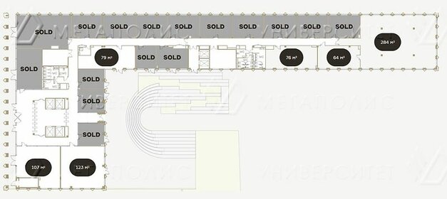 283,6 м², офис 125 183 392 ₽ - изображение 29