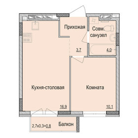 40 м², 1-комнатная квартира 3 750 000 ₽ - изображение 26