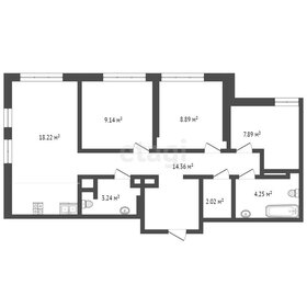 Квартира 67,8 м², 3-комнатная - изображение 3