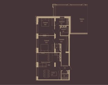 Квартира 137 м², 4-комнатные - изображение 1