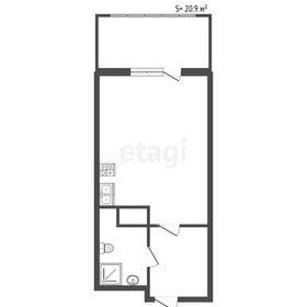 Квартира 20,9 м², студия - изображение 1