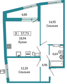 62,2 м², 2-комнатная квартира 9 550 000 ₽ - изображение 75