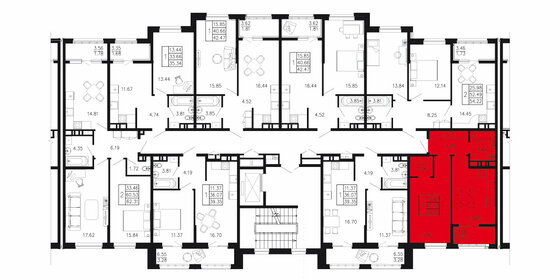 Квартира 42,6 м², 1-комнатная - изображение 2