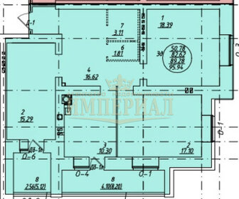 43 м², 1-комнатная квартира 4 700 000 ₽ - изображение 53