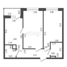 Квартира 56,5 м², 2-комнатная - изображение 1