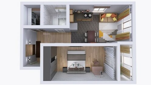 Квартира 49,5 м², 1-комнатная - изображение 3