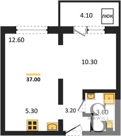 37 м², 2-комнатная квартира 4 500 000 ₽ - изображение 10