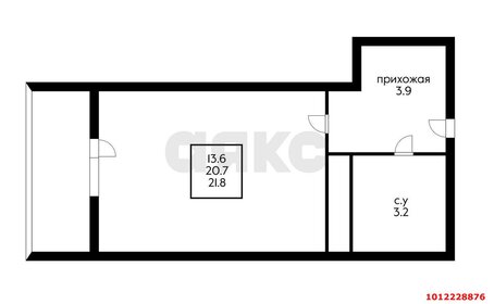 Квартира 24 м², студия - изображение 1