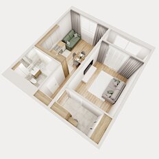 Квартира 41,7 м², 1-комнатная - изображение 5