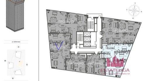 111 м², 3-комнатная квартира 47 175 000 ₽ - изображение 111