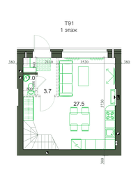 91,4 м², 4-комнатная квартира 8 312 000 ₽ - изображение 33