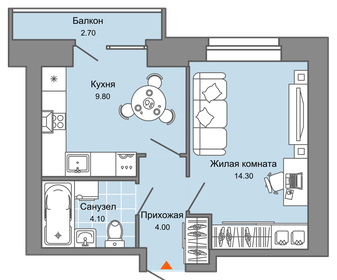 39 м², 2-комнатная квартира 6 201 560 ₽ - изображение 23