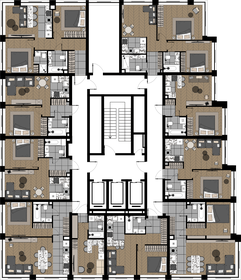 45 м², 2-комнатная квартира 13 500 000 ₽ - изображение 157