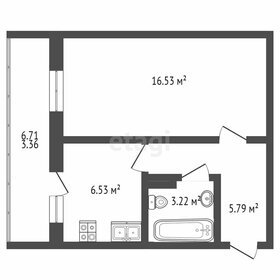 Квартира 32,2 м², 1-комнатная - изображение 1