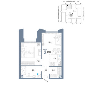 38,3 м², 2-комнатная квартира 18 590 000 ₽ - изображение 42