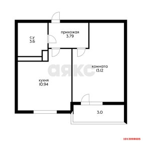 Квартира 34 м², 1-комнатная - изображение 1