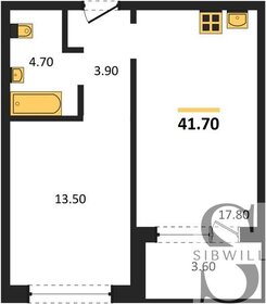 Квартира 41,7 м², 1-комнатная - изображение 1