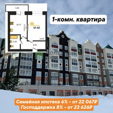 Квартира 37,4 м², 1-комнатная - изображение 1