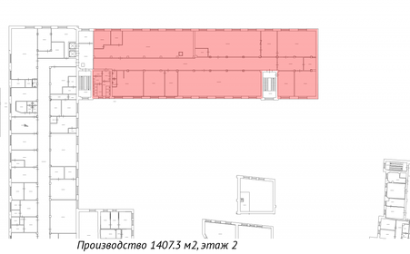 1407,3 м², производственное помещение - изображение 5