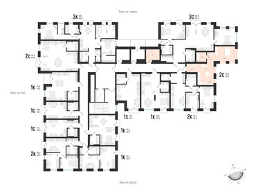 40,4 м², 2-комнатная квартира 5 200 000 ₽ - изображение 71