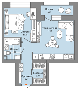 59 м², 2-комнатная квартира 5 562 678 ₽ - изображение 8
