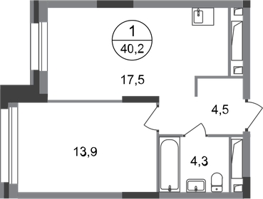 21,1 м², квартира-студия 5 200 000 ₽ - изображение 29