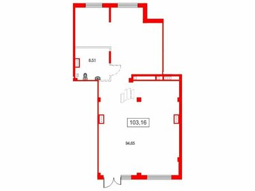 103,4 м², помещение свободного назначения - изображение 5