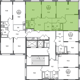 Квартира 94,2 м², 3-комнатная - изображение 2