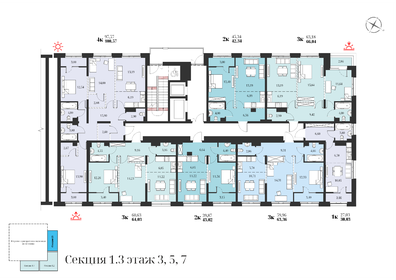 78 м², 4-комнатная квартира 9 000 000 ₽ - изображение 110