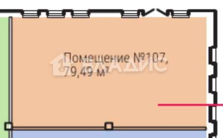 79,5 м², помещение свободного назначения - изображение 5