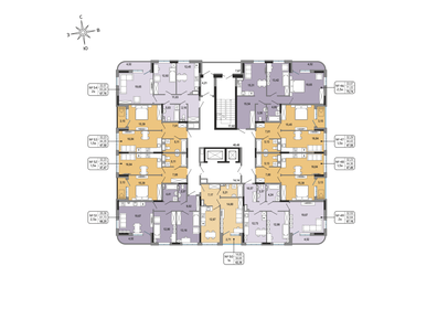 89,5 м², 3-комнатная квартира 8 400 000 ₽ - изображение 54