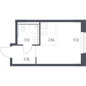 Квартира 20,4 м², студия - изображение 1