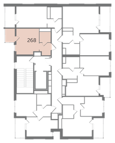 23,6 м², апартаменты-студия 10 848 050 ₽ - изображение 15