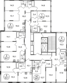 36,9 м², 1-комнатная квартира 10 494 259 ₽ - изображение 31